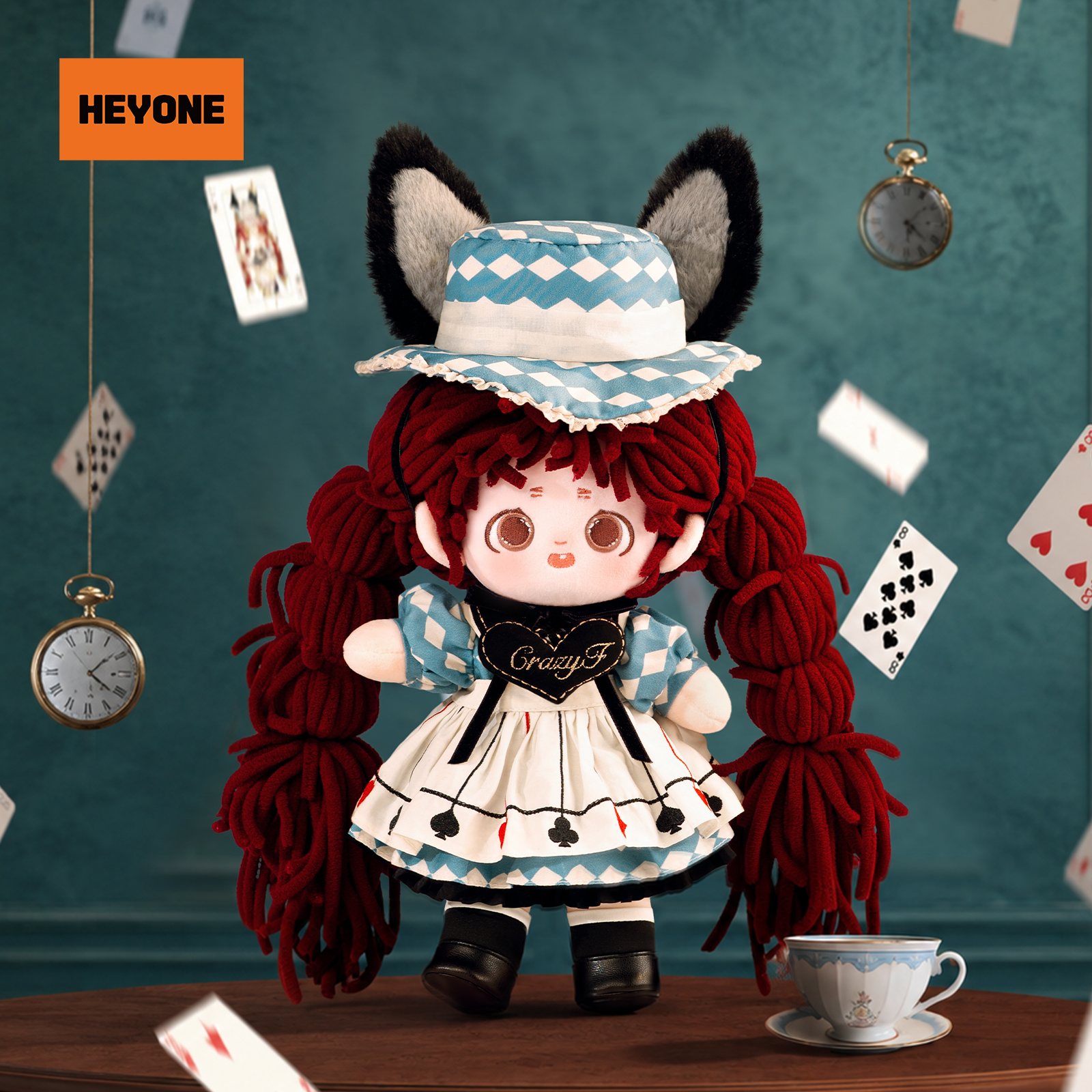FURFUR-Crazy Miss Bunny Plush Doll Figurine